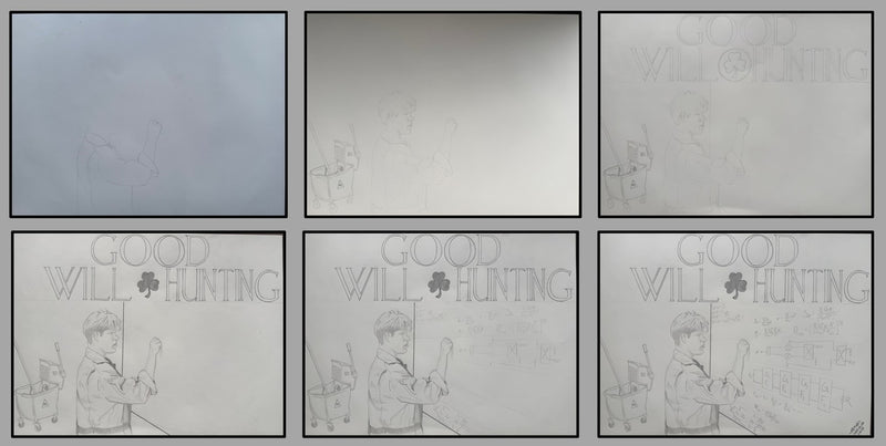 Good Will Hunting Graphite Artwork