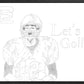 Tom Brady Graphite Portrait