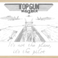 Top Gun Maverick Graphite Drawing